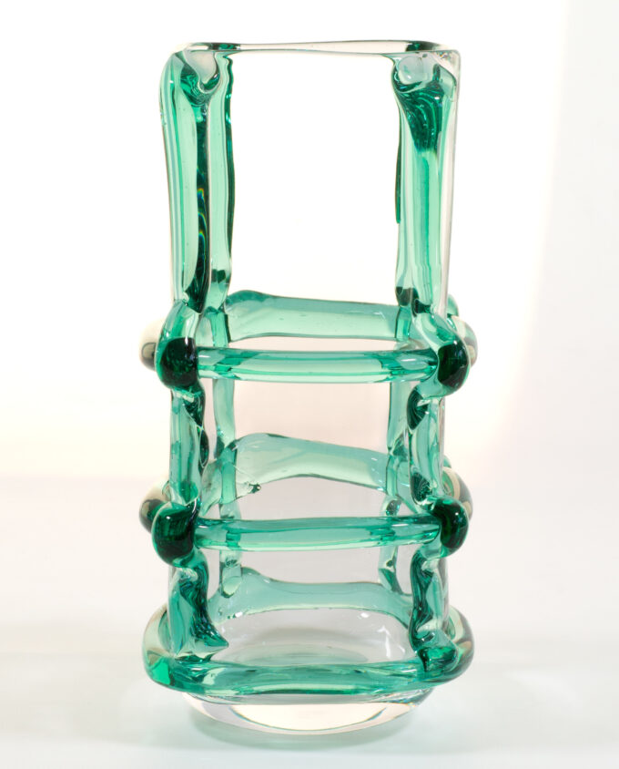 Vase <br> FRANJA klar/grün