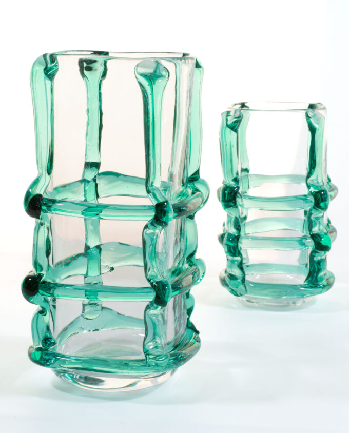 Vase <br> FRANJA klar/grün – Bild 2