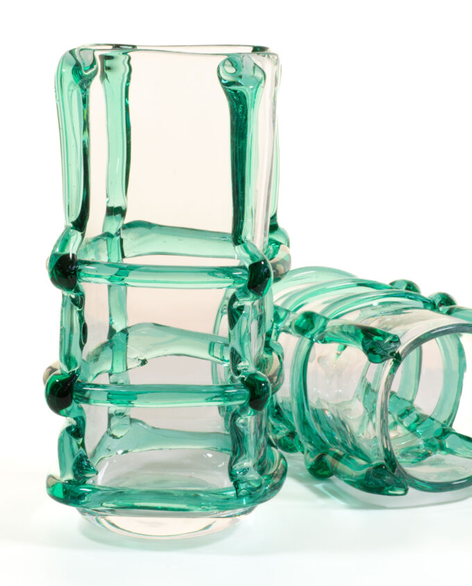 Vase <br> FRANJA klar/grün – Bild 4