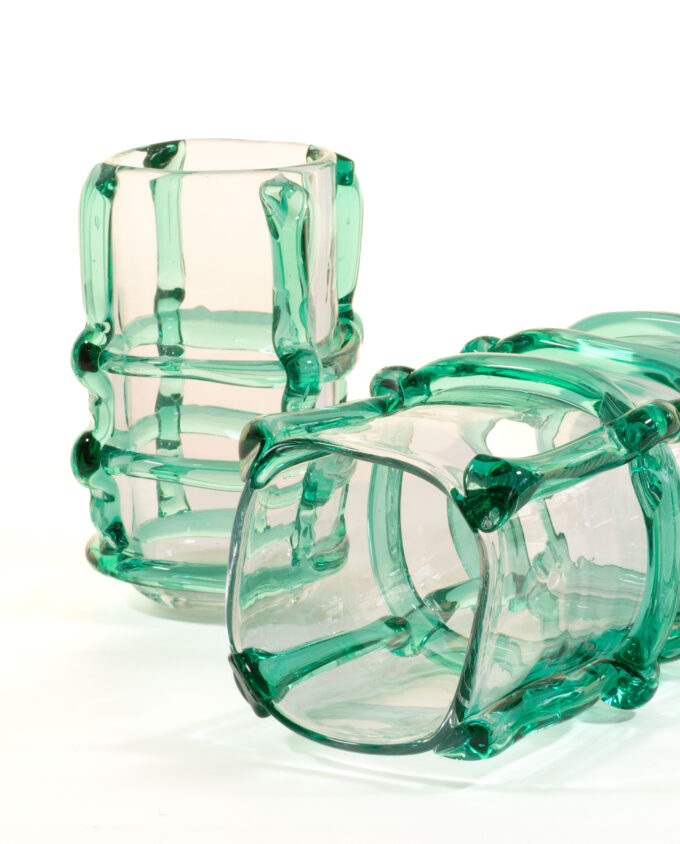 Vase <br> FRANJA klar/grün – Bild 10