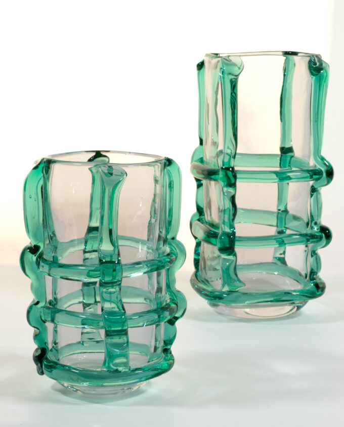 Vase <br> FRANJA klar/grün – Bild 11