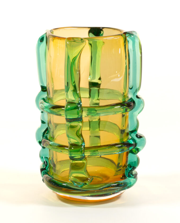 Vase <br> FRANJA amber/grün – Bild 7