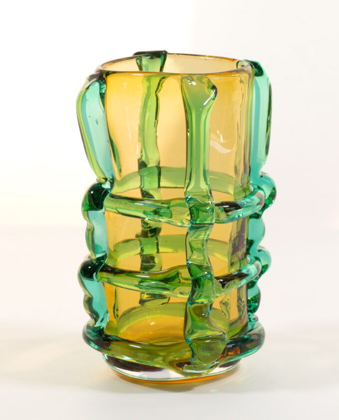 Vase <br> FRANJA amber/grün – Bild 9