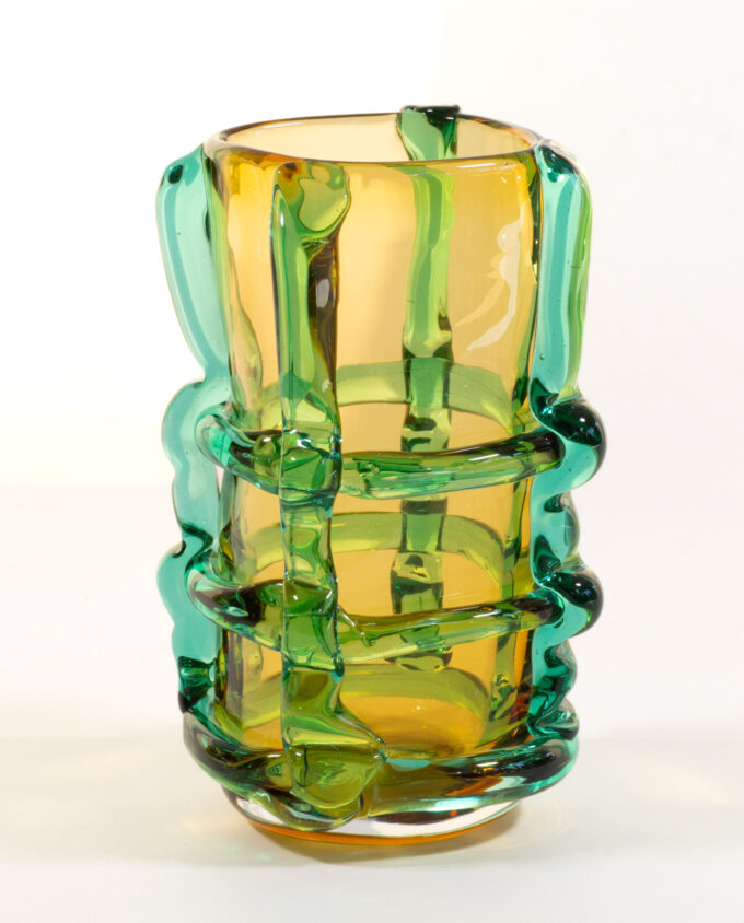 Vase <br> FRANJA amber/grün – Bild 11
