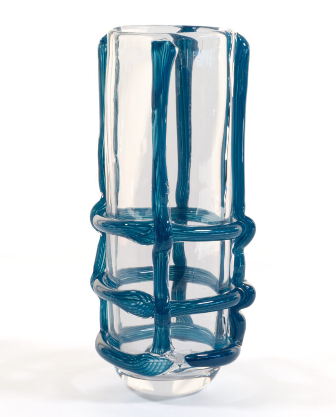 Vase <br> FRANJA klar/blau – Bild 3