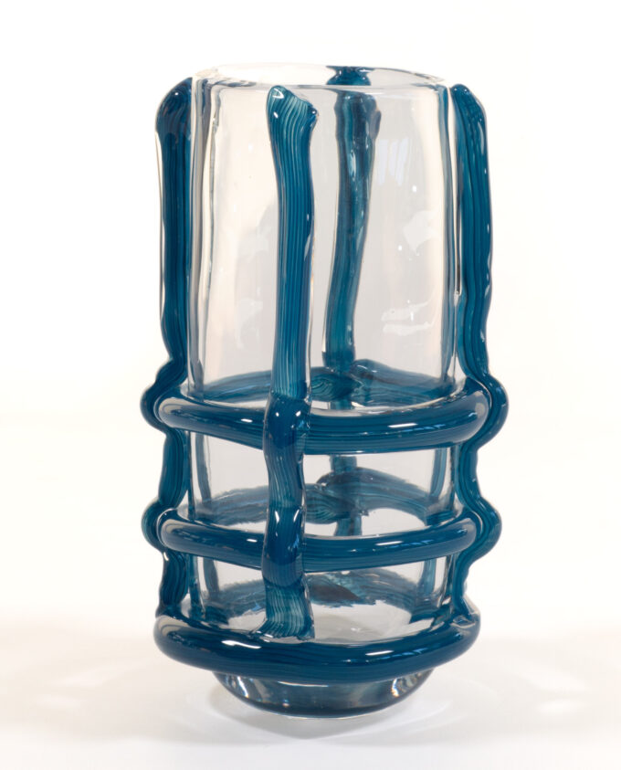Vase <br> FRANJA klar/blau – Bild 7
