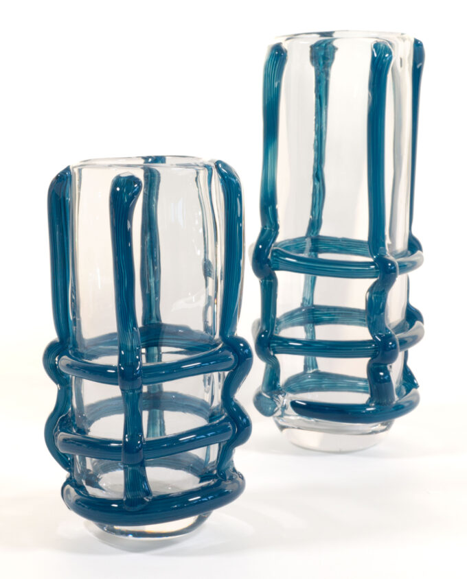 Vase <br> FRANJA klar/blau – Bild 8