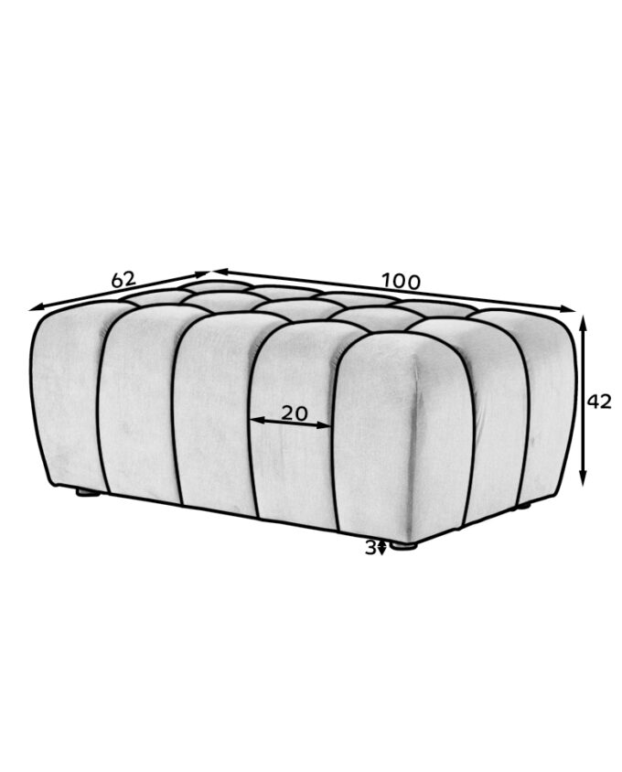 Pouf <br> LAROZA – Bild 5